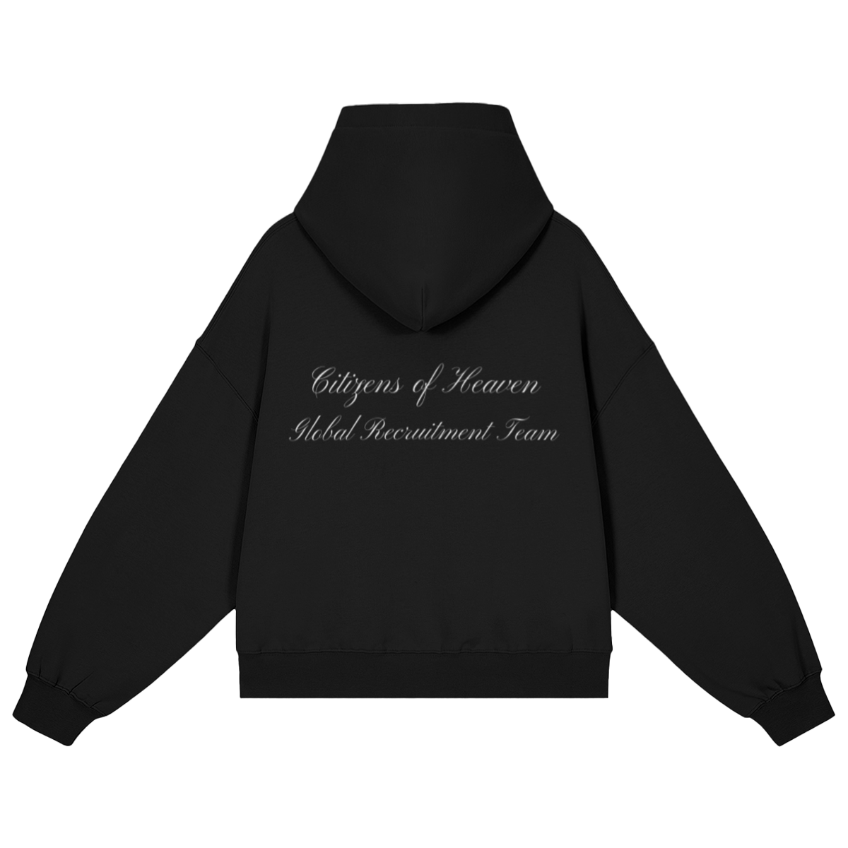 Crew Boxy Hoodie- Onyx