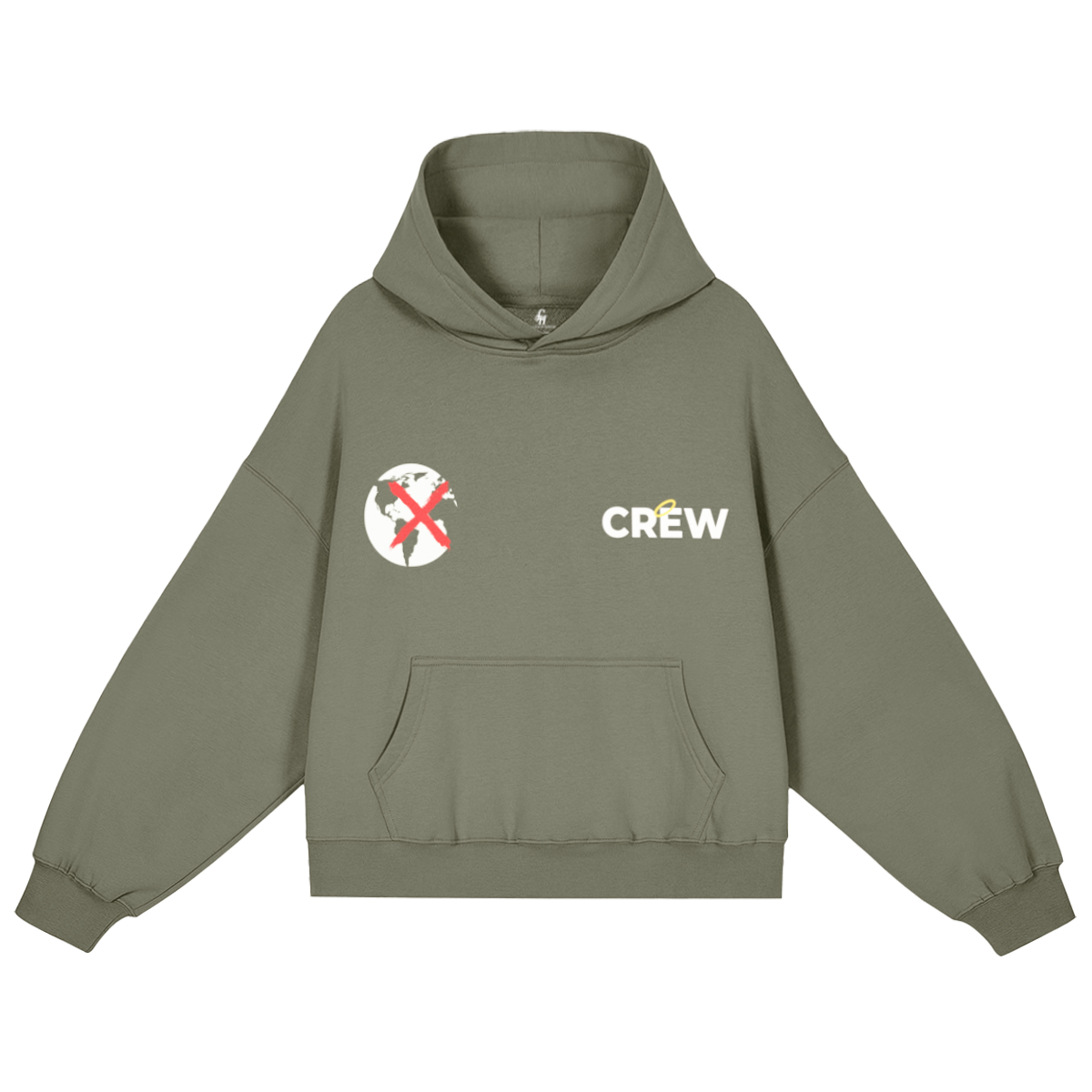 Crew Boxy Hoodie- Mount Olive