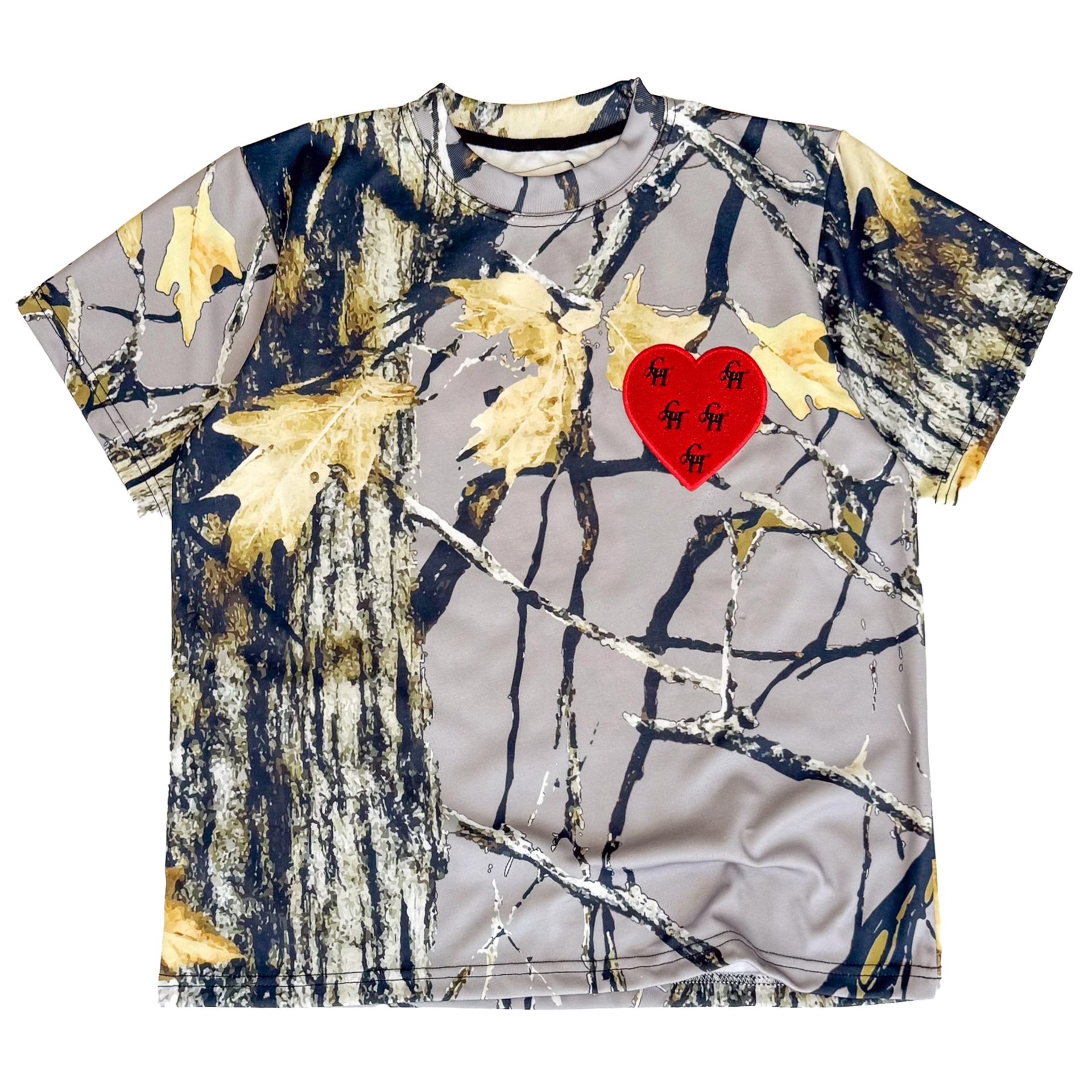 Love Thy Neighbor Tree Camo Tee