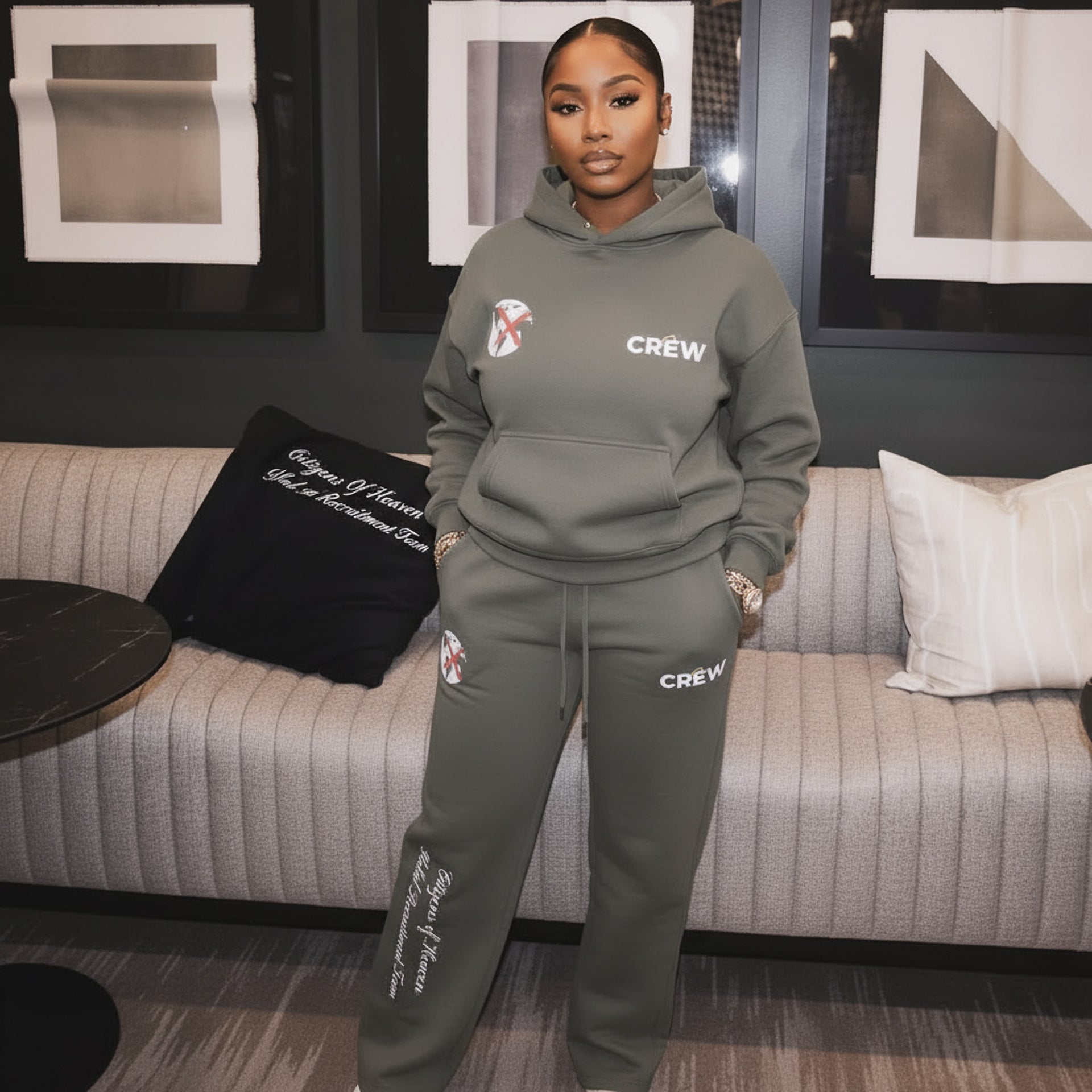 Crew Relaxed Sweatpants- Mount Olive