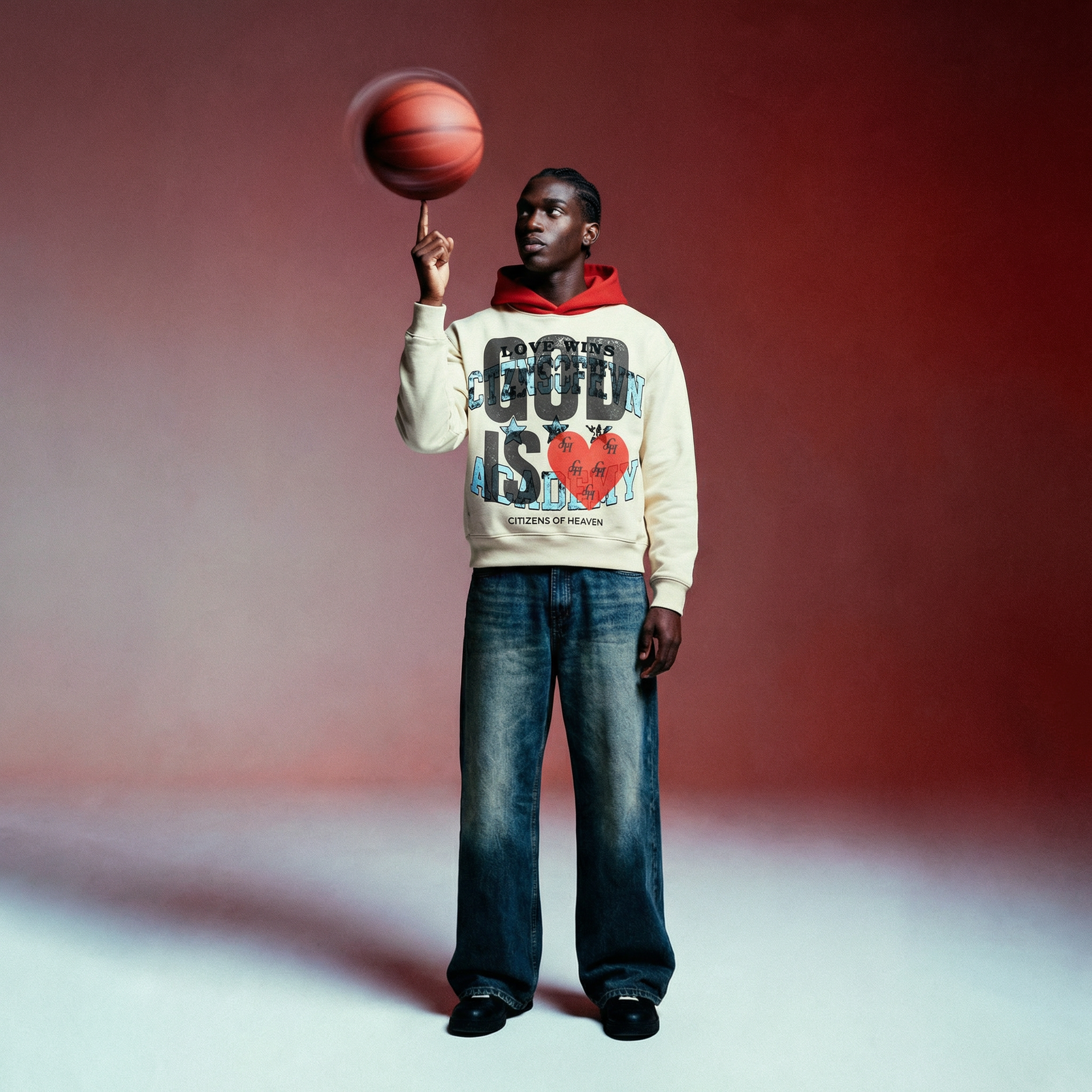 God Is Love Boxy Hoodie